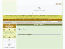 Tablet Screenshot of history.melayuonline.com